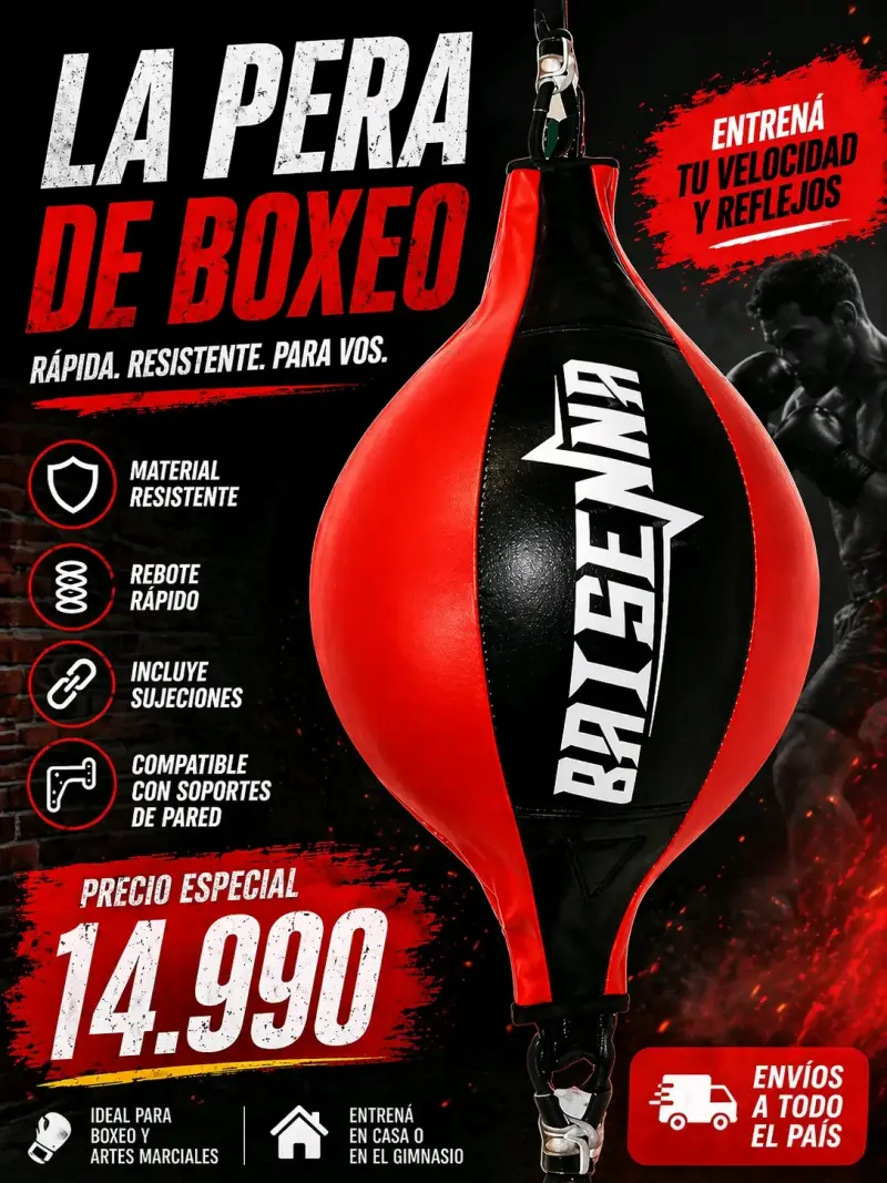 Pera de boxeo rápida y resistente Baisenna
