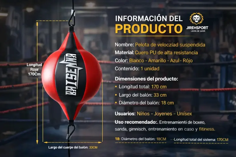 Pera de boxeo rápida y resistente Baisenna - 2