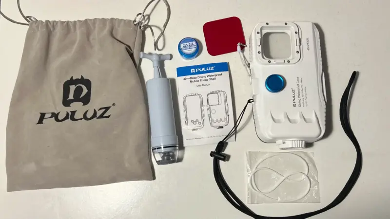 Carcasa de buceo Puluz para iPhone hasta 40m - 2