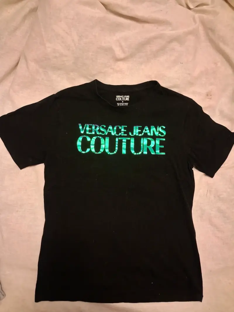 Polera negra Versace Jeans Couture
