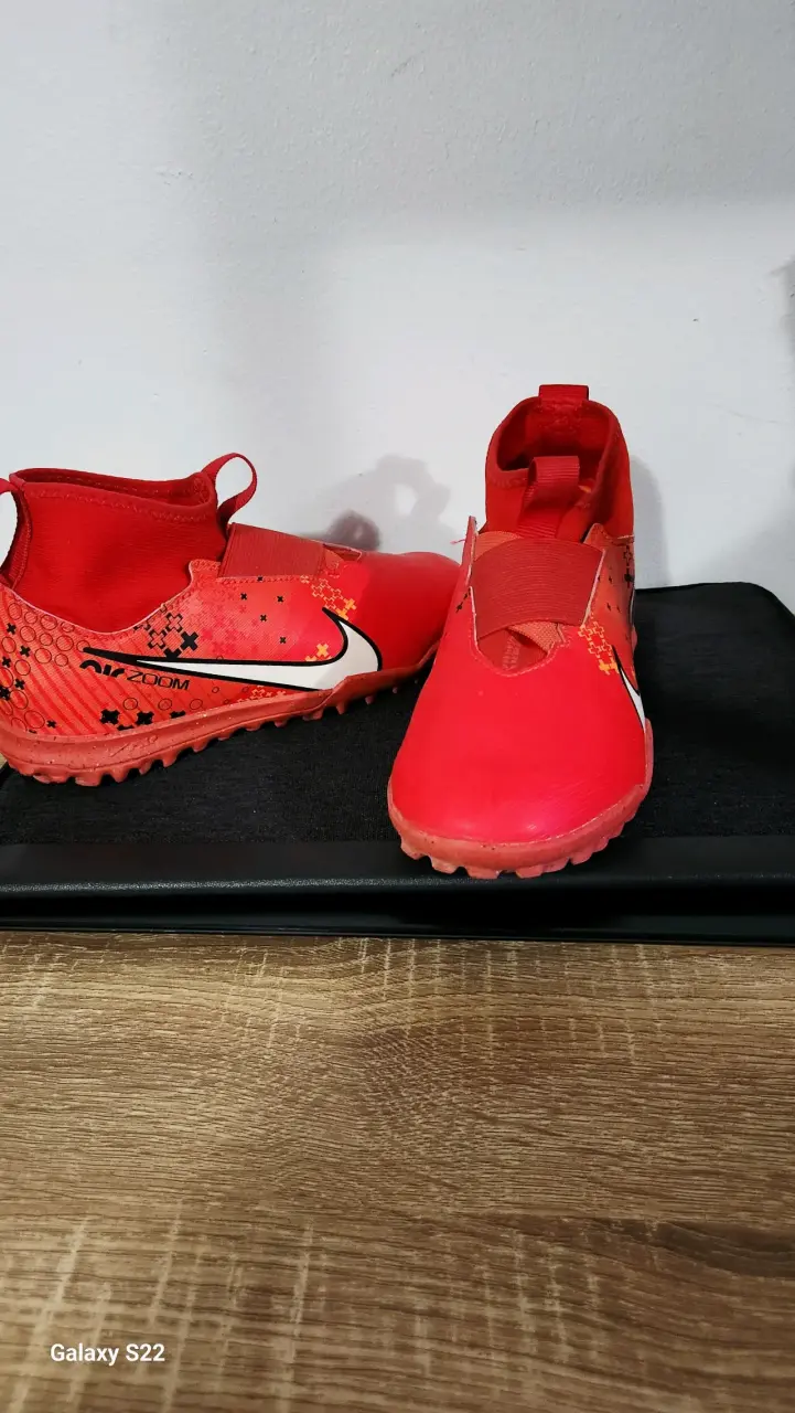 Botines de fútbol Nike Mercurial rojos - 2