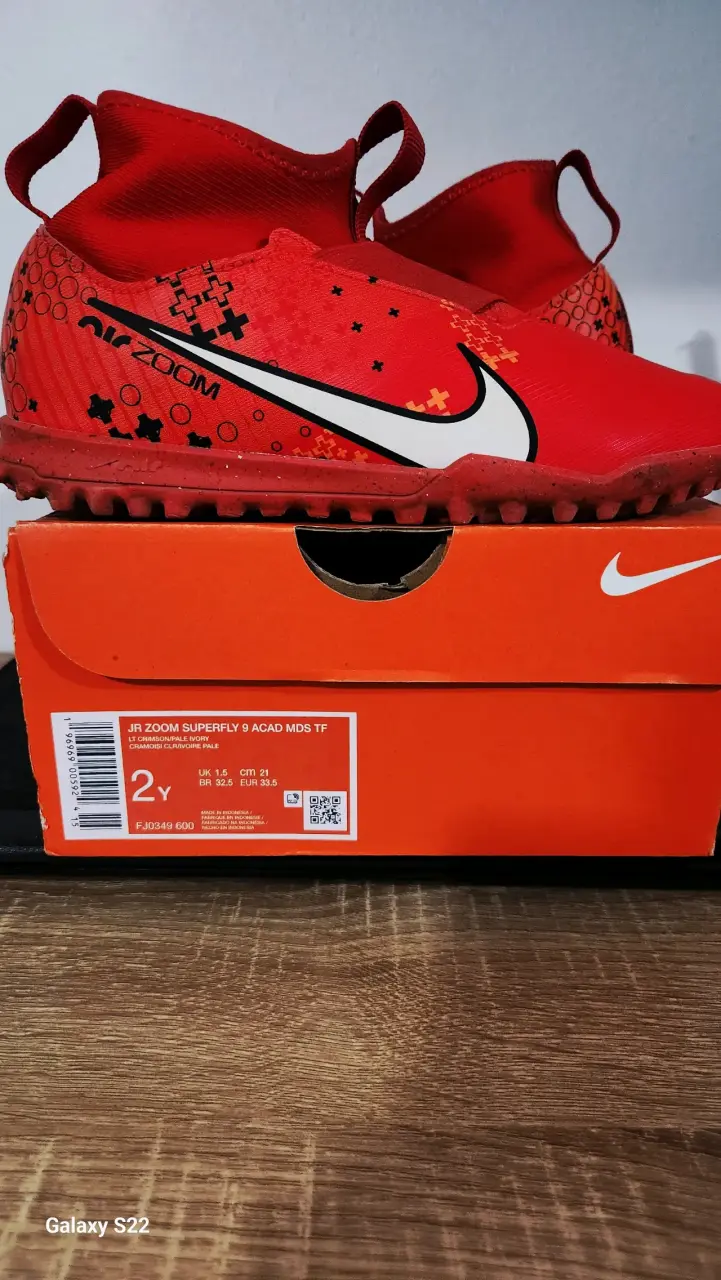 Botines de fútbol Nike Mercurial rojos - 5