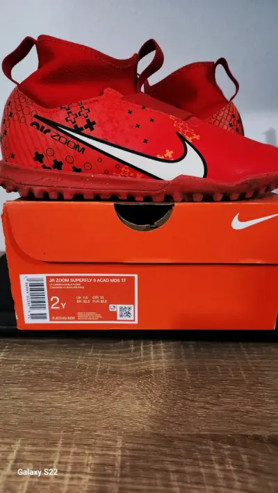 Botines de fútbol Nike Mercurial rojos - miniatura 5