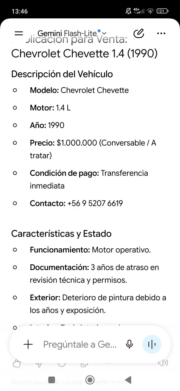 Chevrolet Chevette 1.4 1990 en buen estado - 2