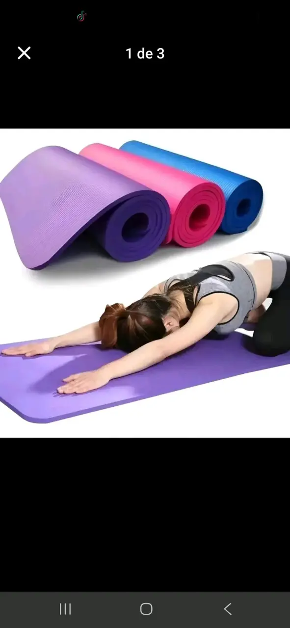 Colchoneta de Yoga Antideslizante 183cm