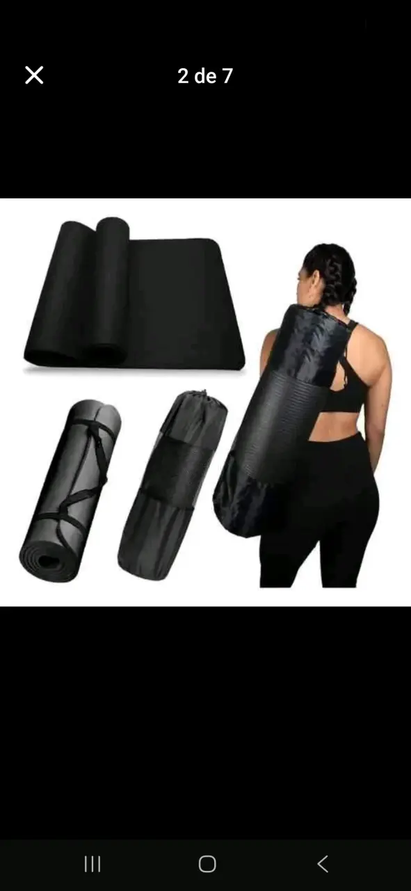 Colchoneta de Yoga Antideslizante 183cm - 2