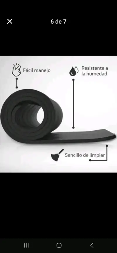 Colchoneta de Yoga Antideslizante 183cm - miniatura 5