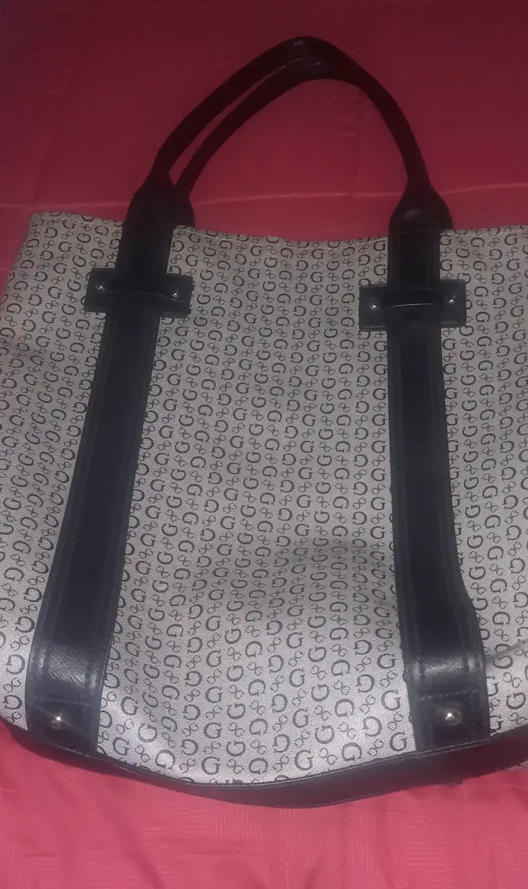 Bolso tote Guess estampado monograma - 2