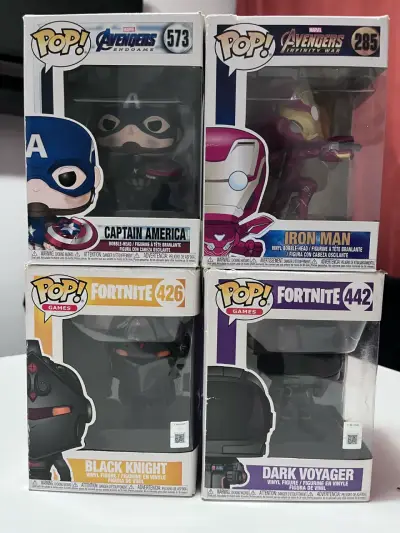 Funko Pop de Marvel y Fortnite - miniatura 1