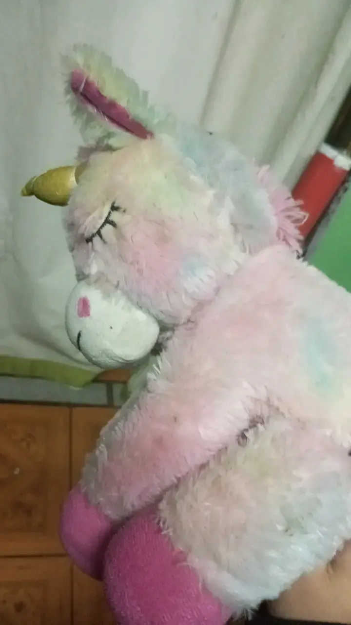 Peluche unicornio multicolor suave - 3