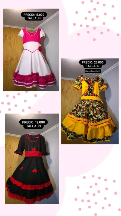 Vestido de huasa chilena - miniatura 1