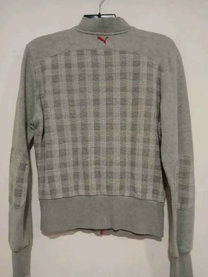 Poleron deportivo gris Puma para mujer - 2