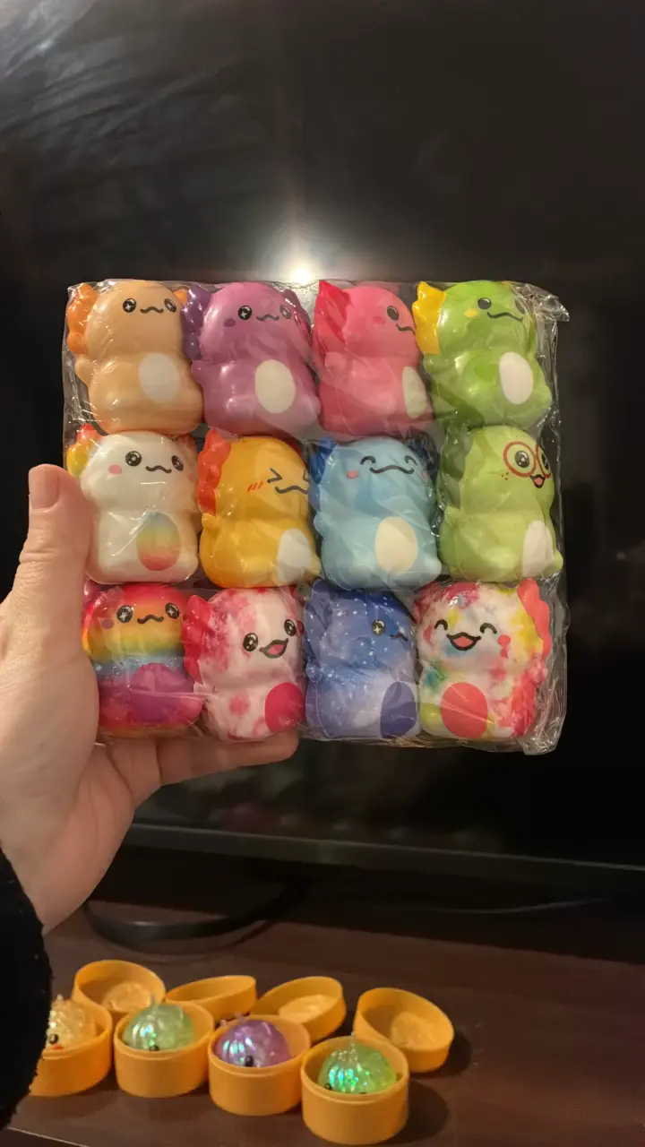 Set de juguetes squishy kawaii multicolor