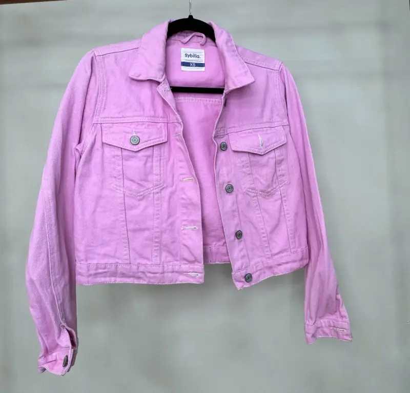 Chaqueta de mezclilla rosa Sybilla para mujer - 1