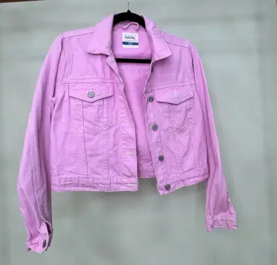 Chaqueta de mezclilla rosa Sybilla para mujer - miniatura 1