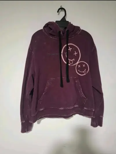 Polerón Everlast Republic Urban morado con capucha - miniatura 1