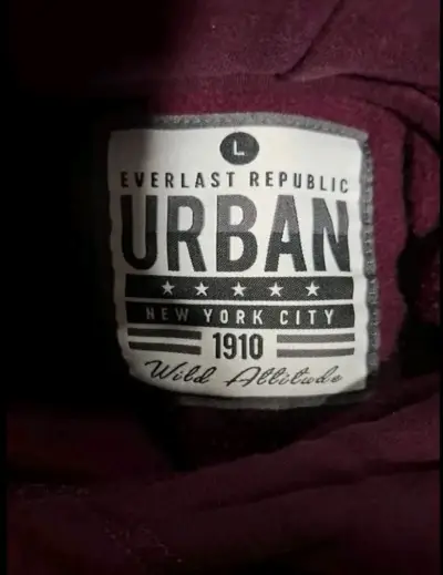 Polerón Everlast Republic Urban morado con capucha - miniatura 3