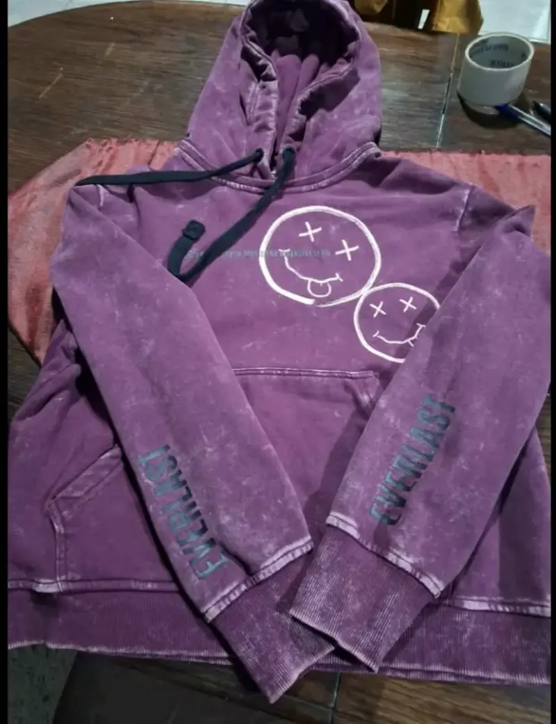 Polerón Everlast Republic Urban morado con capucha - 4