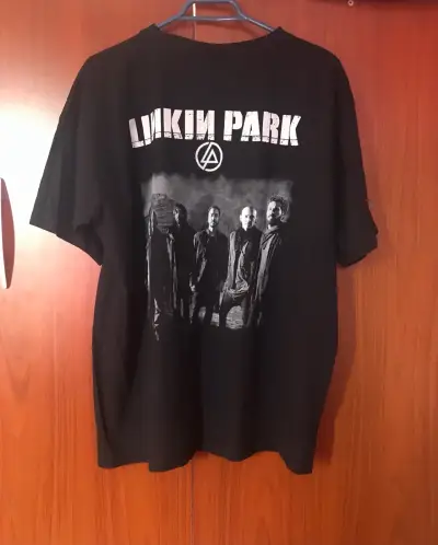 Polera negra Linkin Park banda - miniatura 2