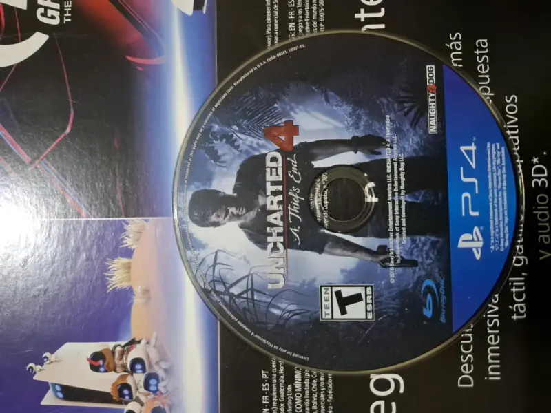 Juego PS4 Uncharted 4: A Thief's End