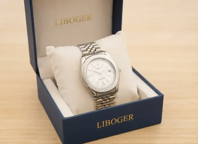 Reloj de Pulsera Plateado Liboger sin caja - 1