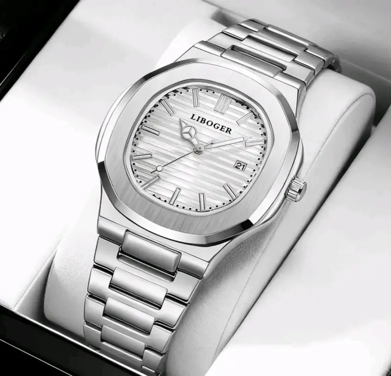 Reloj de Pulsera Plateado Liboger sin caja - 2