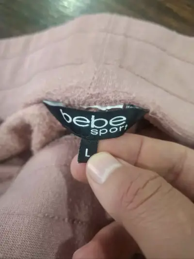 Pantalones deportivos rosados Bebe Sport - miniatura 3