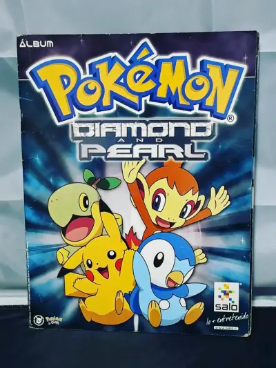 Álbum Pokémon Diamond and Pearl de Salo Incompleto - miniatura 1