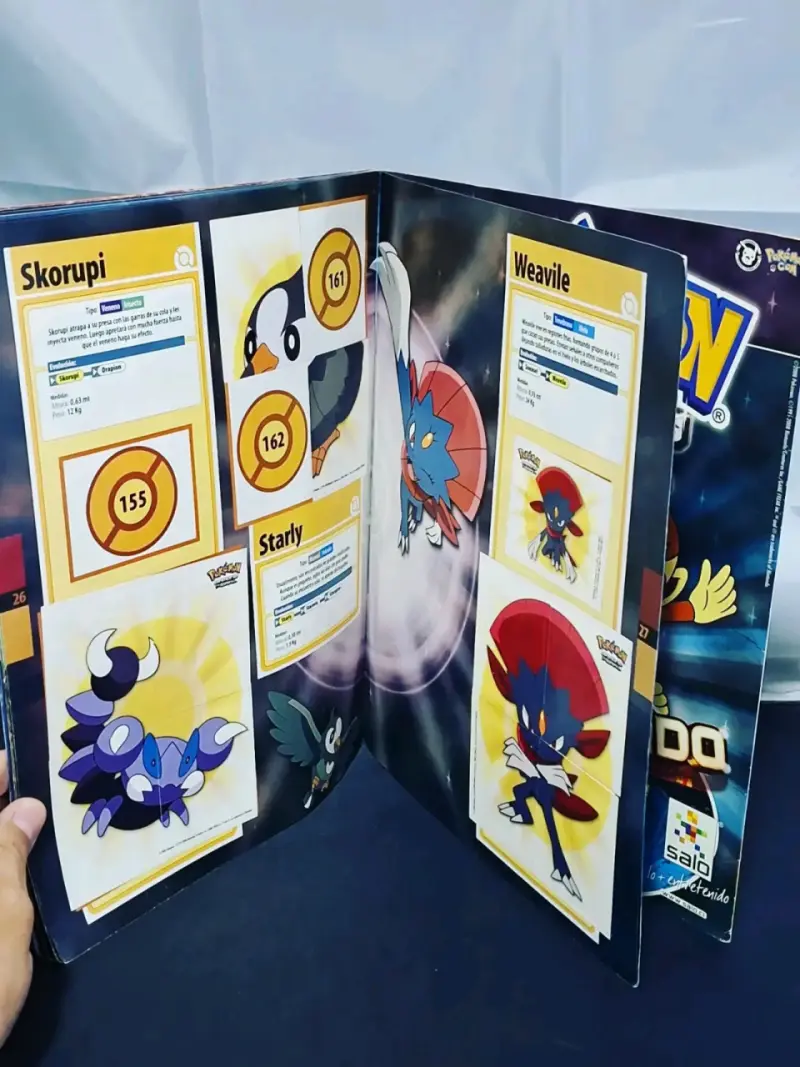 Álbum Pokémon Diamond and Pearl de Salo Incompleto - 3