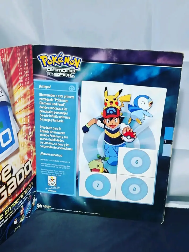 Álbum Pokémon Diamond and Pearl de Salo Incompleto - 6