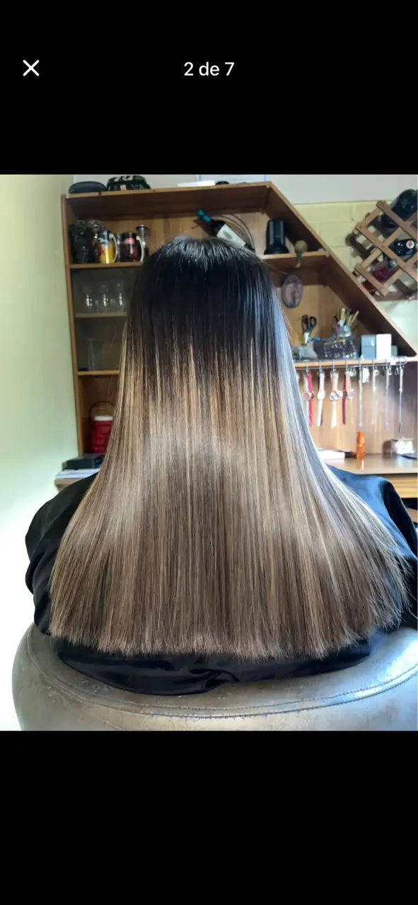 Alisado de cabello con efecto plastificado - 2