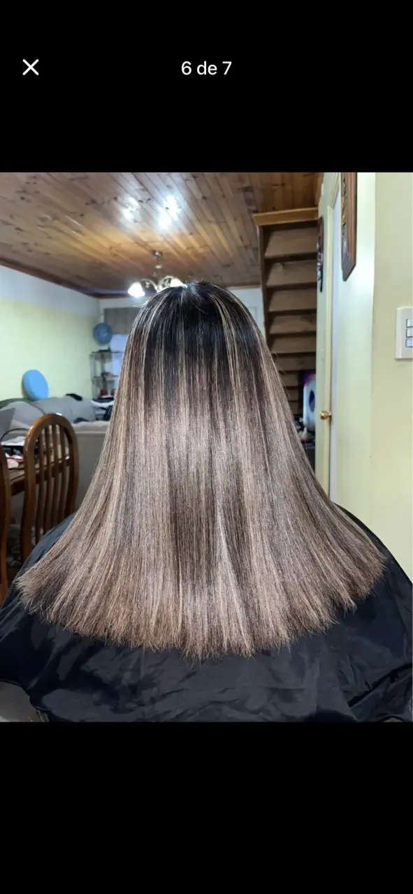 Alisado de cabello con efecto plastificado - 3