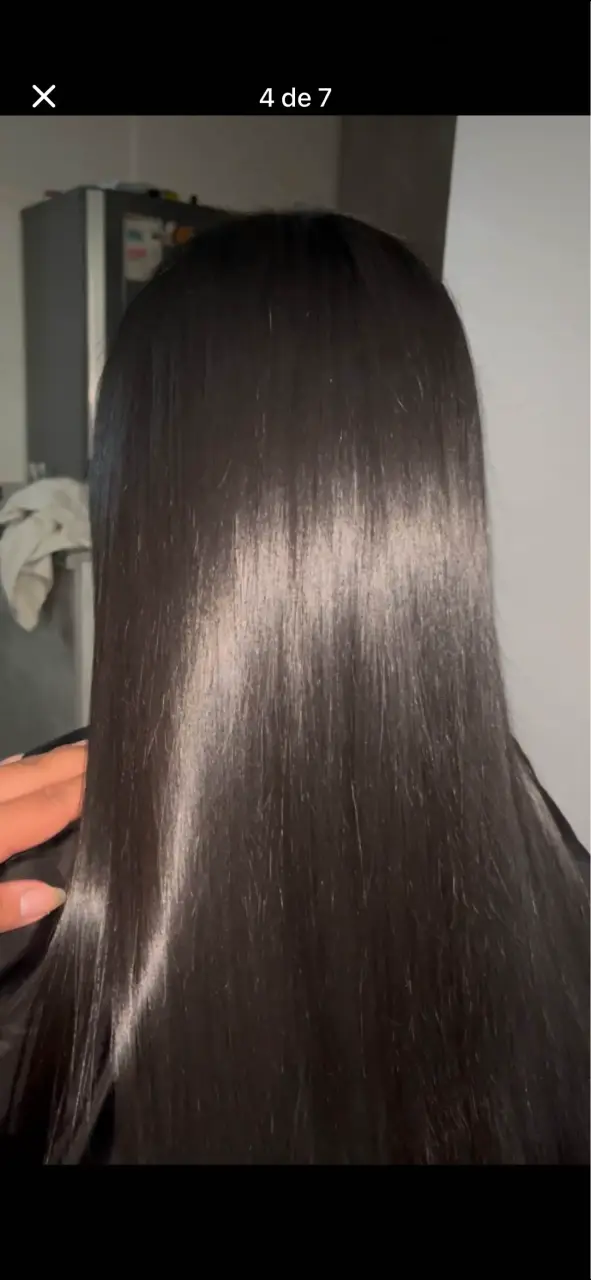Alisado de cabello con efecto plastificado - 5