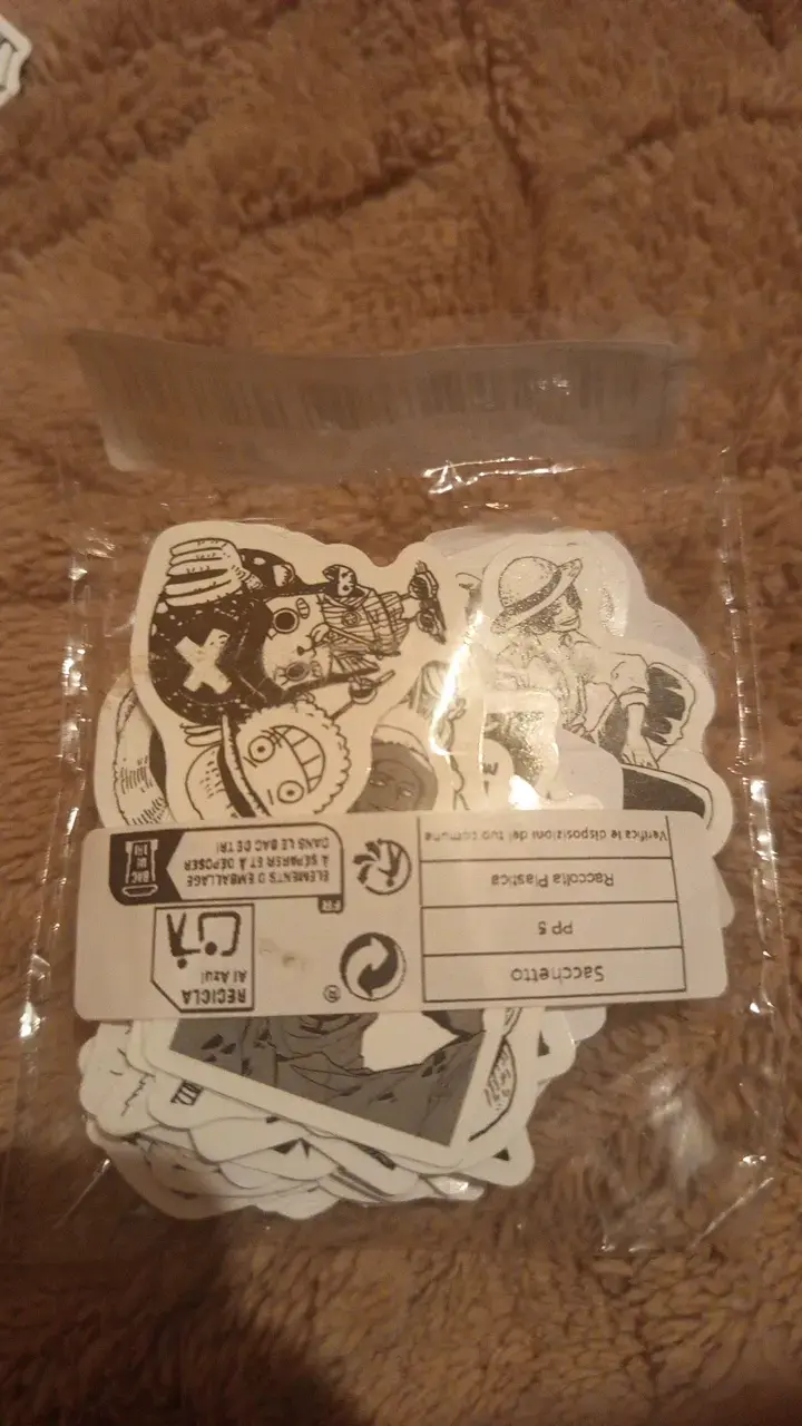 Set de stickers de anime One Piece - 3