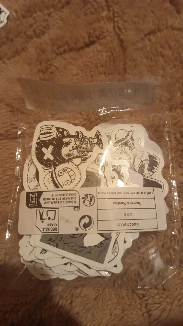 Set de stickers de anime One Piece - 4