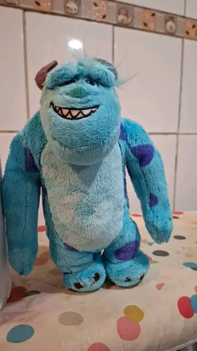 Peluche de Sulley de Monsters Inc azul - miniatura 1