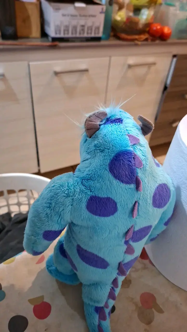 Peluche de Sulley de Monsters Inc azul - 3