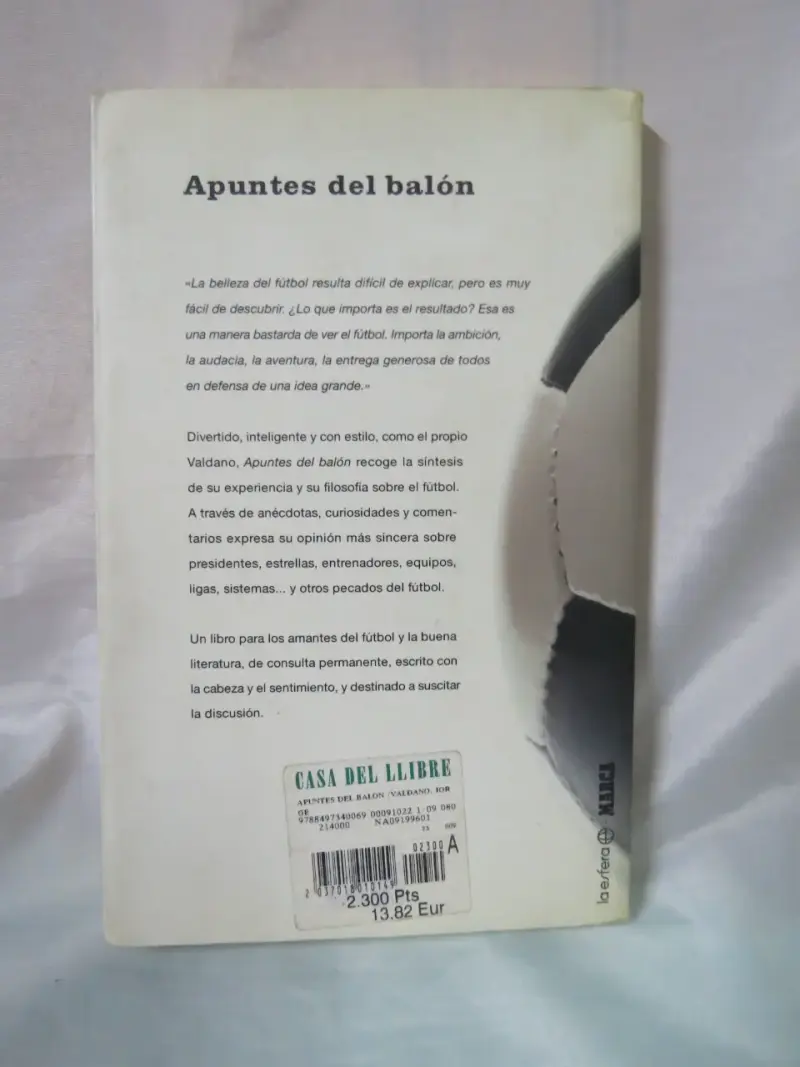 Libro 'Apuntes del Balón' de Jorge Valdano - 4
