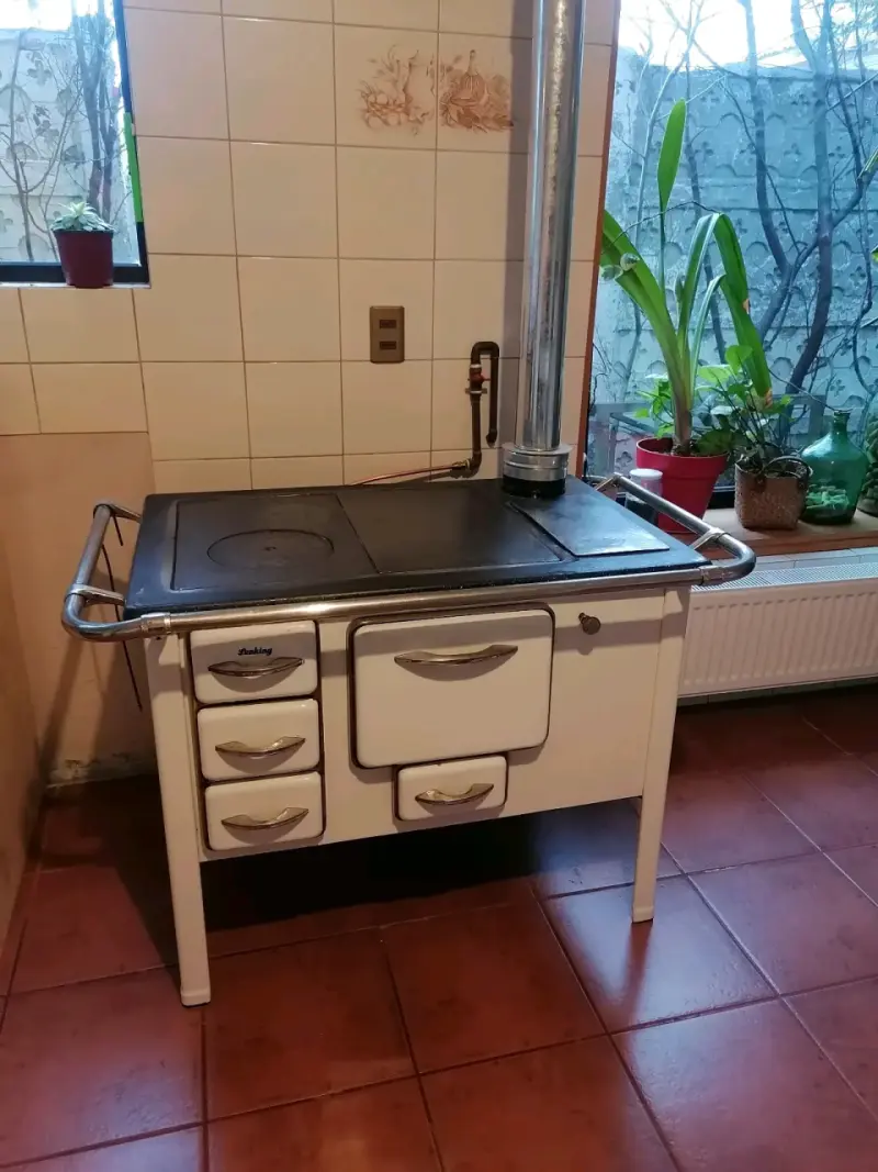 Cocina a leña antigua Lenling en buen estado - 3