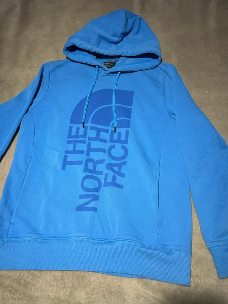 Polerón azul con capucha The North Face para mujer - 1
