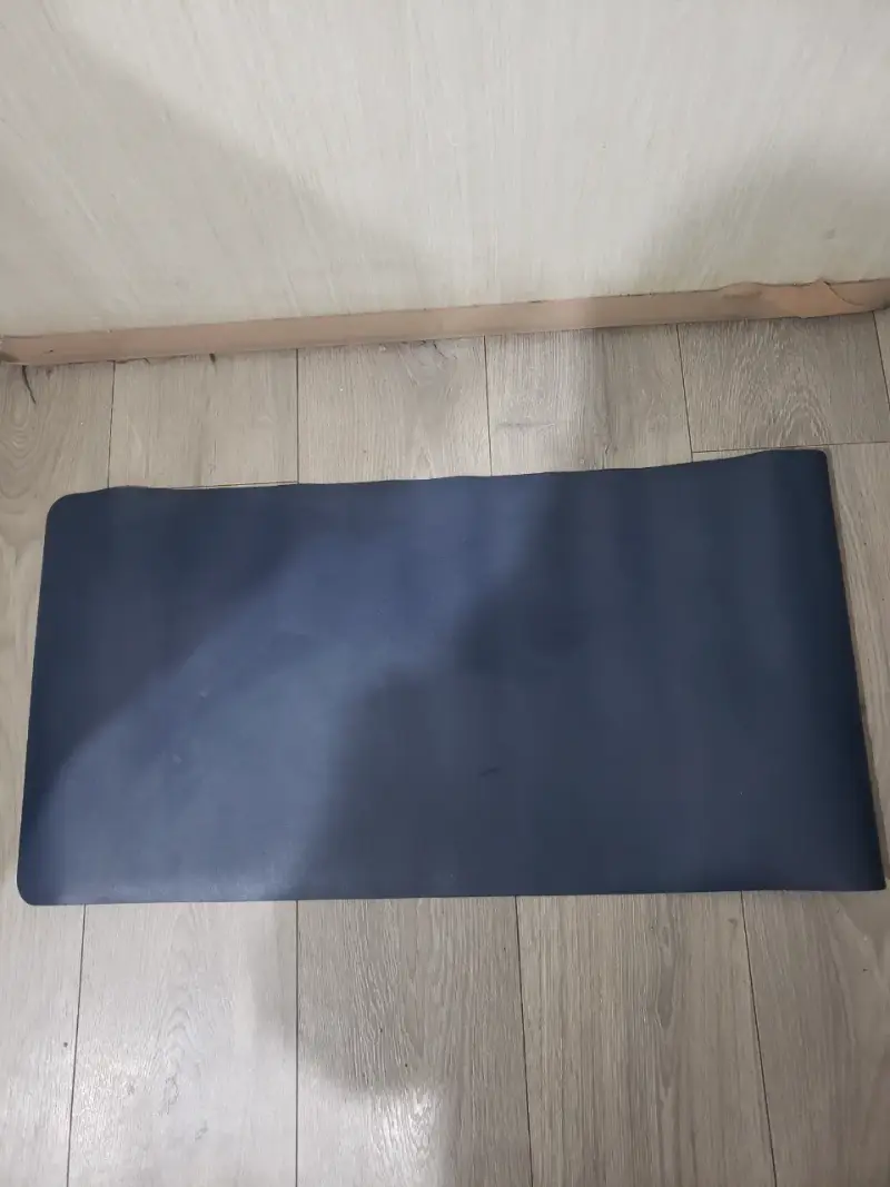 Tapete mousepad bicolor azul y amarillo - 2