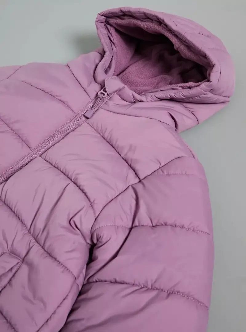 Chaqueta puffer niña con capucha - 2