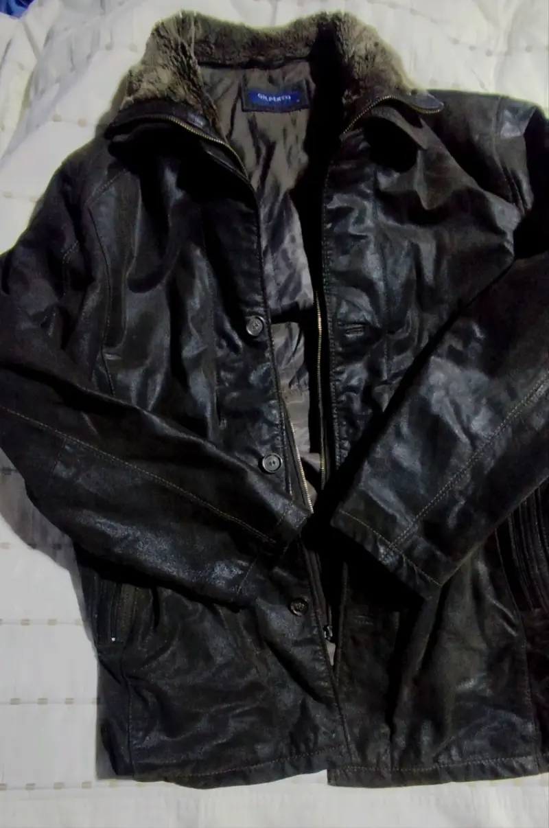 Chaqueta de cuero con forro - 2