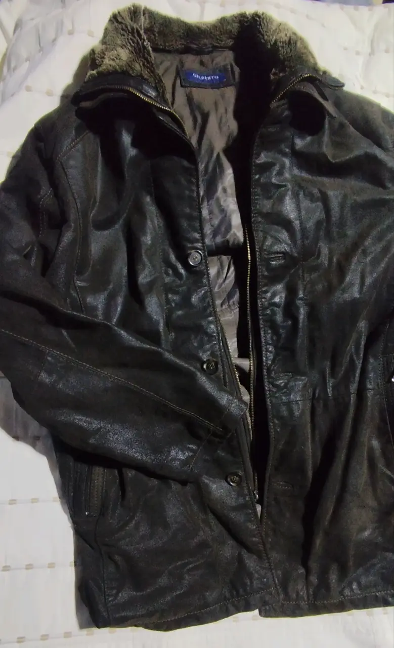 Chaqueta de cuero con forro - 3