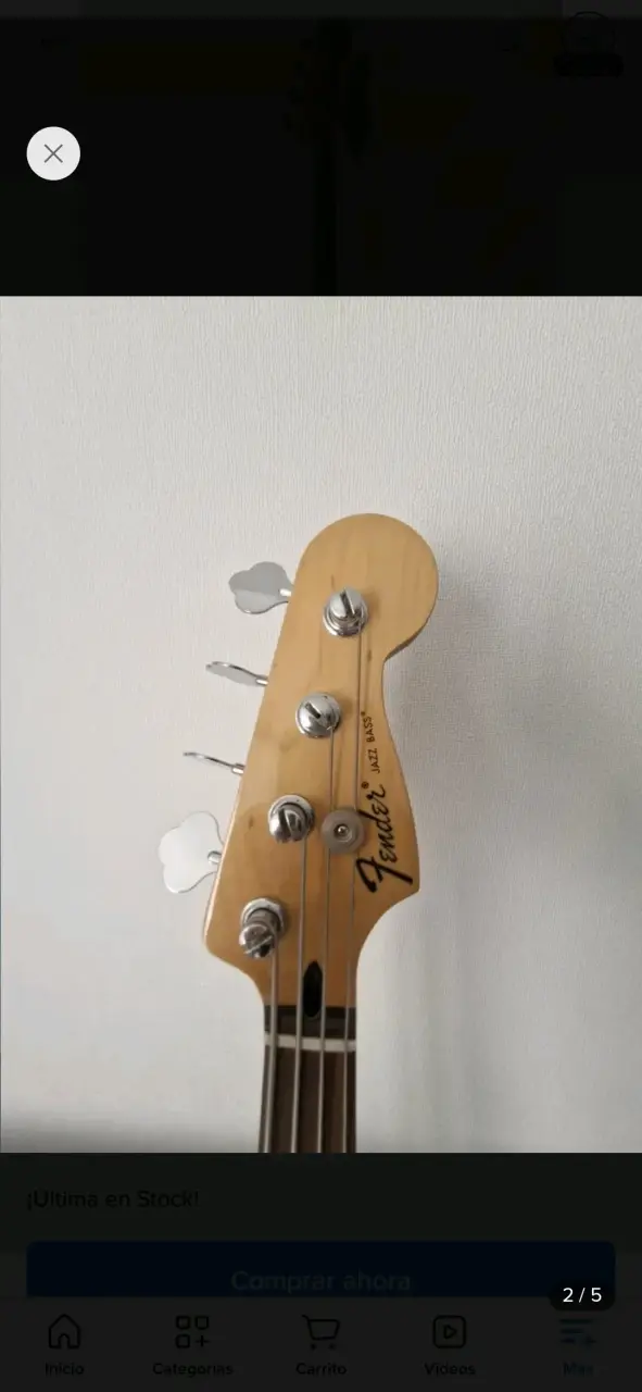 Bajo eléctrico Fender Jazz Bass Burdeo - 2