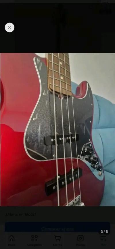 Bajo eléctrico Fender Jazz Bass Burdeo - miniatura 3