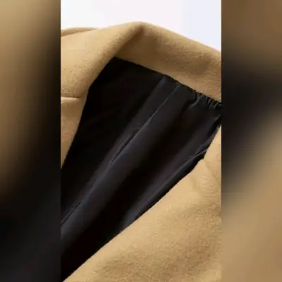 Abrigo largo marrón elegante para hombre - miniatura 3