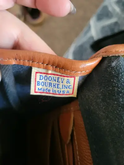 Bolso de cuero Dooney & Bourke vintage - miniatura 3