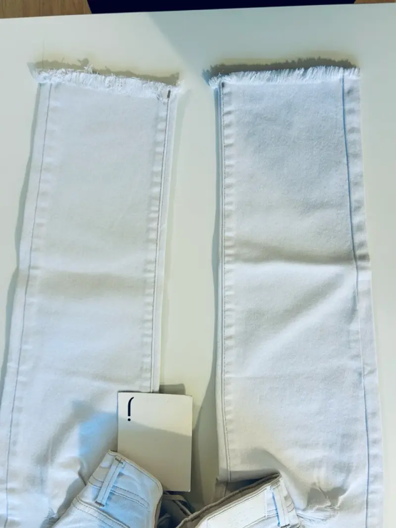 Jeans blancos desgastados Jazmin Chebar - 3