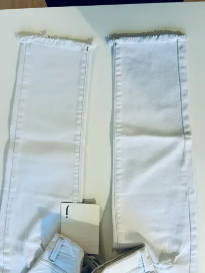 Jeans blancos desgastados Jazmin Chebar - miniatura 3